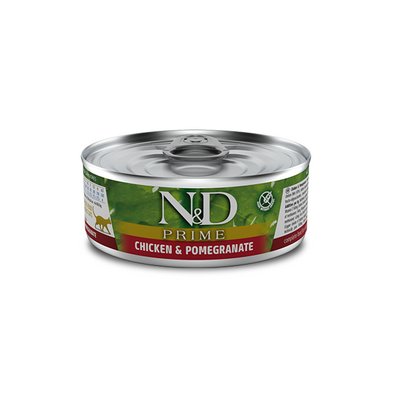 Влажный корм Farmina N&D Grain Free Prime Chicken Adult для кошек, беззерновой, с курицей и гранатом 70 г (*) 2368511958 фото