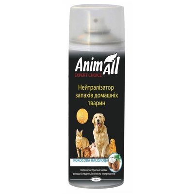 Спрей нейтрализатор запахов домашних животных Кокосовое наслаждение AnimAll аэрозоль 500 мл 2172999627 фото
