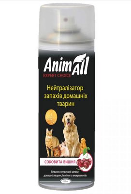 Спрей нейтрализатор запахов домашних животных Сочная Вишня AnimAll аэрозоль 500 мл 2173010725 фото