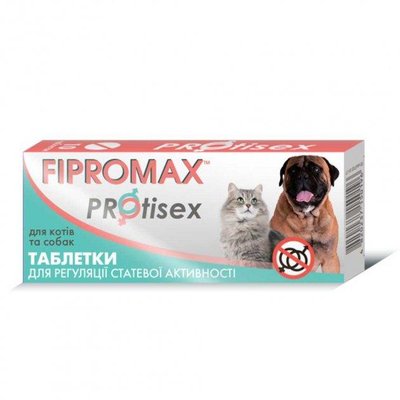 Протисекс таблетки FIPROMAX інтимостоп для котів та собак, 10 таблеток (150288) 1796355653 фото