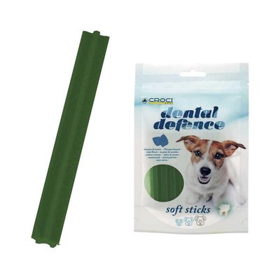 Ласощі Croci DENTAL DEFENCE SOFT STICK для чищення зубів у собак з м'ятою 80 г C1030031 2186787647 фото