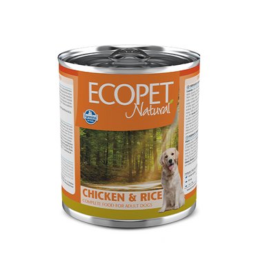 Вологий корм Farmina Ecopet Natural Dog Chicken&Rice для собак, з куркою, 300 г (*) 2368512006 фото