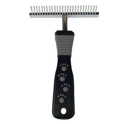 Расческа-грабли гребень однорядный TATRAPET Dog Salon для кошек и собак, 12.6х8 см, 957350 2073103026 фото