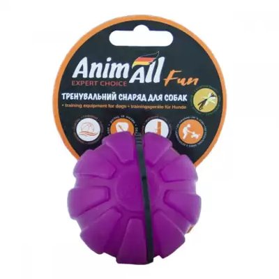 Іграшка AnimAll Fun тренувальний м'яч, фіолетовий, 5 см 1367327176 фото
