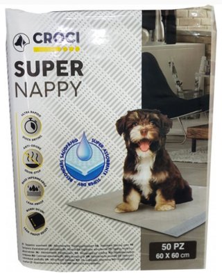 Пелюшки Croci для собак "Super Nappy" 60х60, 50шт/уп (059801) 1679212716 фото