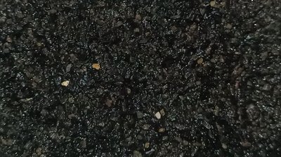 Грунт 56 декоративный крошка мелкая базальт Черный 1.2-2 мм, 1 кг 2134019498 фото