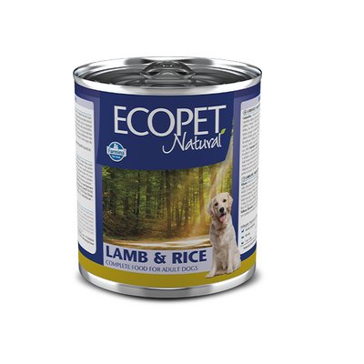 Вологий корм Farmina Ecopet Natural Dog Lamb&Rice для собак, з ягням, 300 г (*) 2368512007 фото