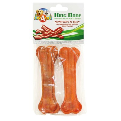 Лакомство для собак Кость Бекон King Bone Bacon, 15см, 95гр, 2шт/уп C1003215 2232448263 фото