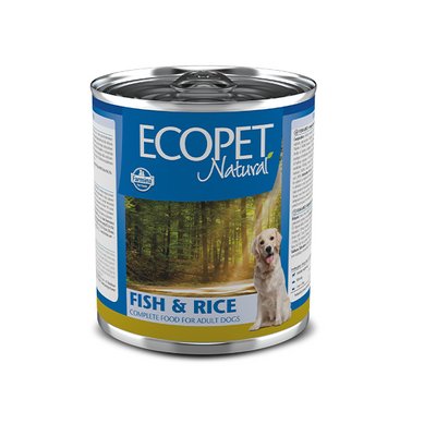 Вологий корм Farmina Ecopet Natural Dog Fish&Rice для собак, з оселедцем, 300 г (*) 2368512008 фото