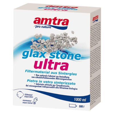 Amtra CROCI GLAX STONE ULTRA ультрасучасний фільтруючий матеріал 1000мл для акваріума до 500 літрів 3050455 2114707331 фото