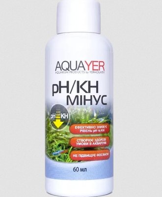 Aquayer pH/KH минус 60 мл, для снижения карбонатной жесткости 2136546362 фото