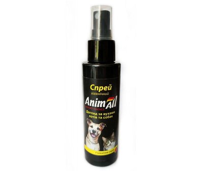 Гигиенический спрей AnimAll для ушей собак и кошек 100 мл 1376895213 фото