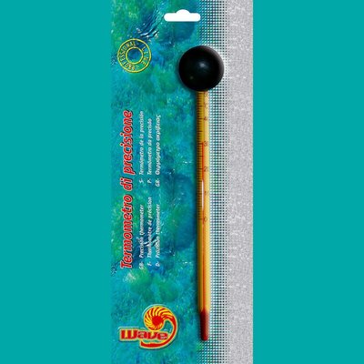 Термометр для аквариума тонкий с присоской Wave, градусник 2138950238 фото
