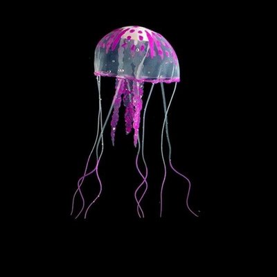Декорация для аквариума Медуза AM001031SB 5х5х15см фиолетовый 1691124648 фото