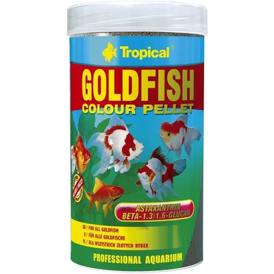 Tropical GOLDFISH COLOUR PELLET ежедневный корм для яркой окраски золотых рыб в гранулах, 90 г/250 мл (604748) 1965401970 фото